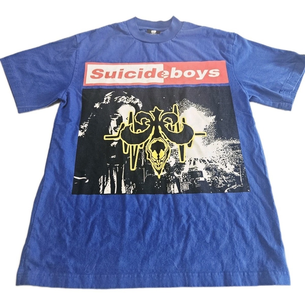 Size S - Men's Suicide Boys G59 Memorabilia T-shirt Y2K Blue Goth Vintage